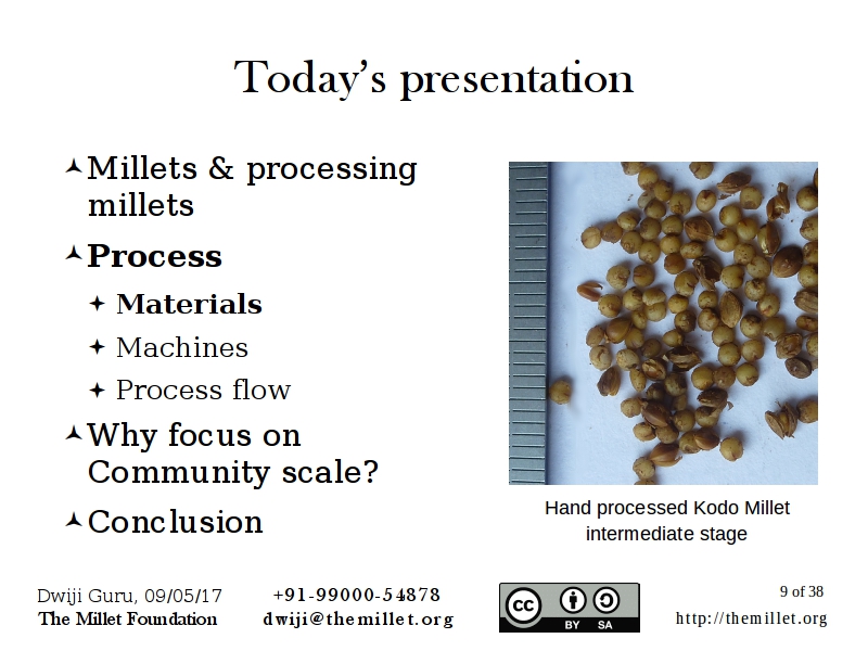 The 2017 National workshop on Millets – The Millet Foundation